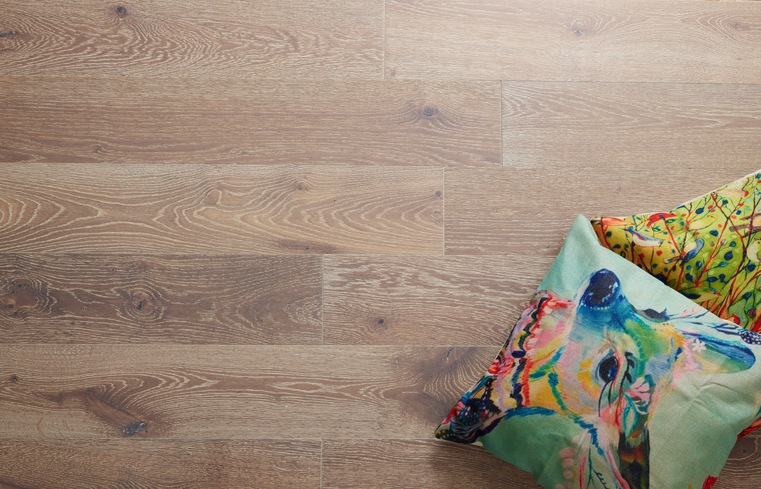 Brooks Floor | Blenheim Traditional Multi-Ply French Oak Smoked Limed 150mm