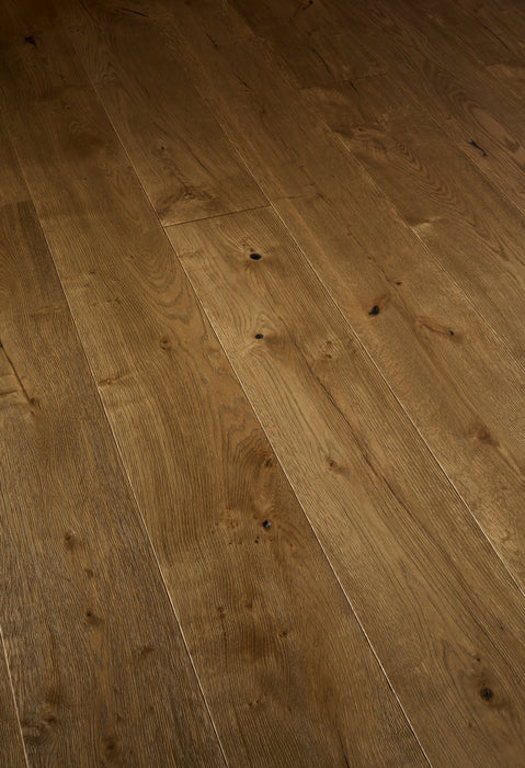 14x220mm Super Rustic Grade Smoked Oak Flooring