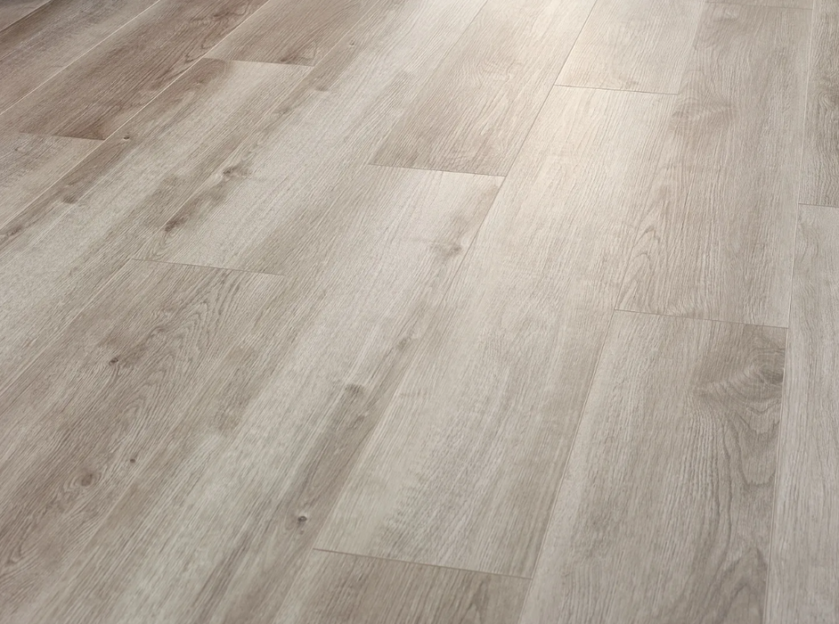 Medium Grey Oak SPC Rigid Core Click Vinyl Flooring