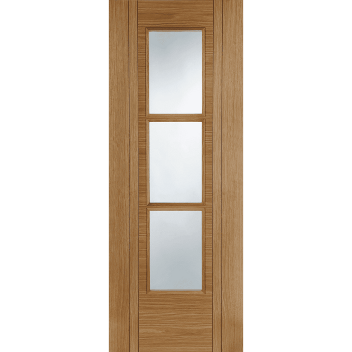 Mendes | Oak Capri 3 Light Clear Glazed Internal Door