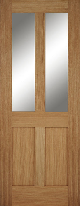 Oak Bristol 2 Light Unfinished