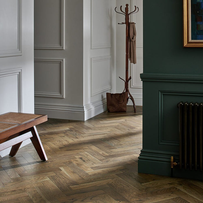 Woodpecker | Orkney Fauna Oak Herringbone