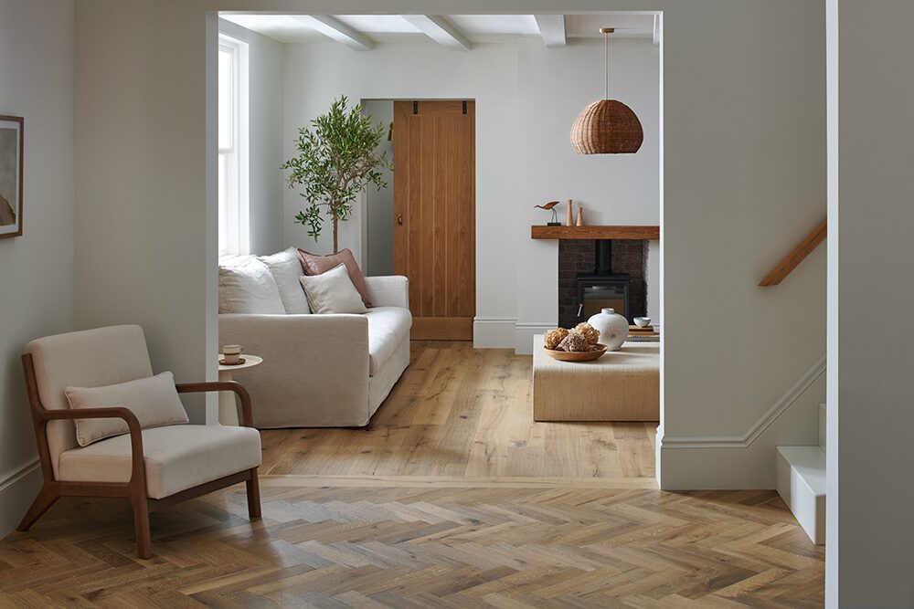 Woodpecker | Orkney Marbled Oak Herringbone