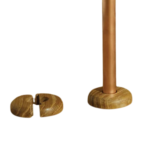 Solid Oak Pipe Covers