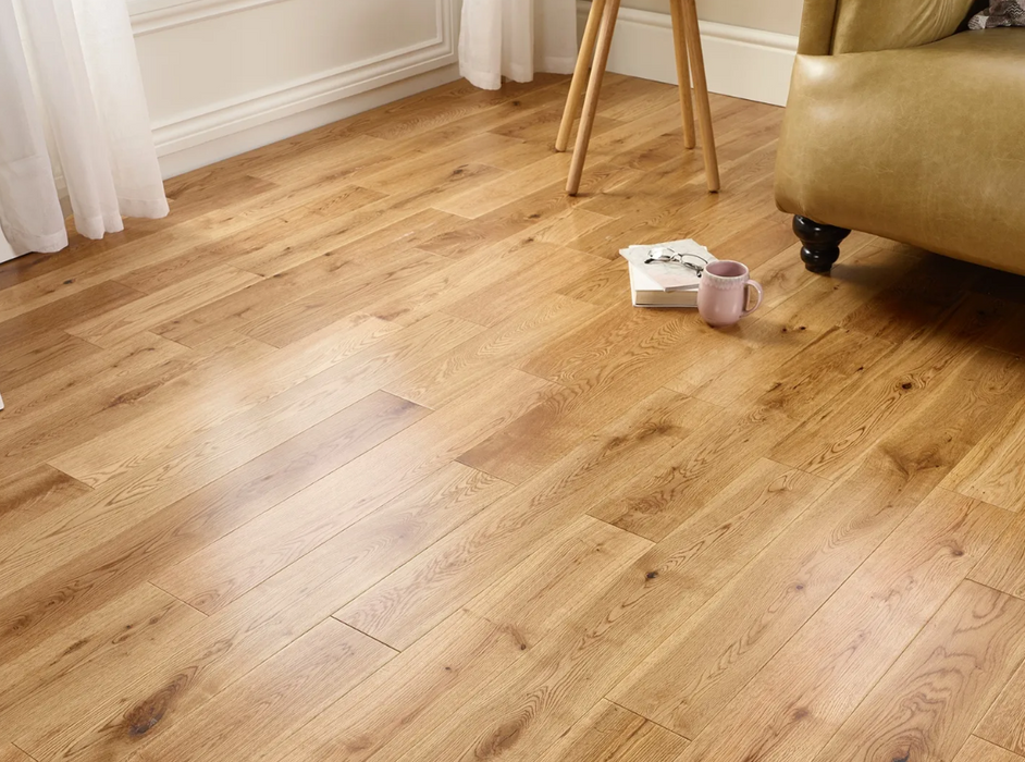 14x125mm Natural UV Lacquered Oak