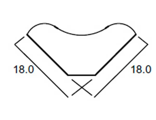 Premium Laminated Scotia Beading 2.4m