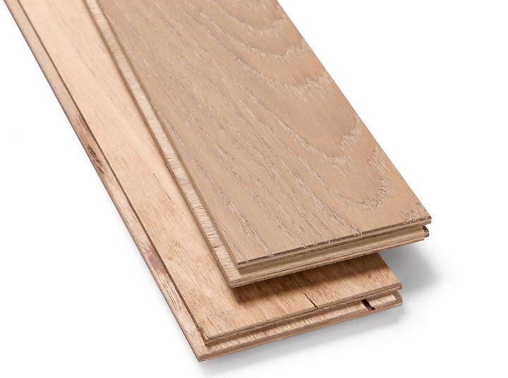 12mm Smoked Grey Engineered Wood Herringbone Flooring