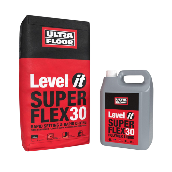 Ultrafloor Level It Super Flex 30 - Fibre Reinforced, Rapid Setting Smoothing Underlayment