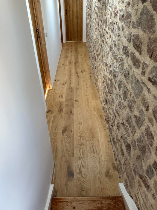 14x190mm Rustic Grade Natural Oak Flooring