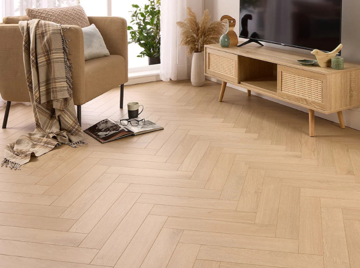 Raw Oak Viborg 12mm Herringbone Laminate