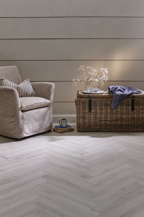 Woodpecker | Weymouth Seamist Oak Herringbone - Newland Floors and Doors