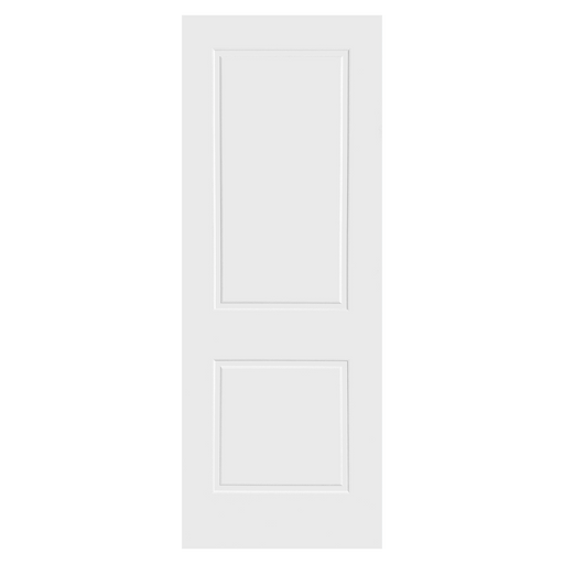 White Laminate 2 Panel Internal Door