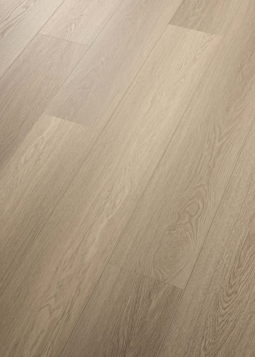 Coretec Authentics Alberta plank flooring, angled close-up of the surface