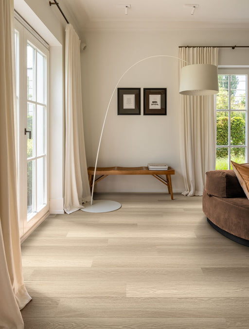 Coretec Authentics Alberta plank flooring fitted in a room