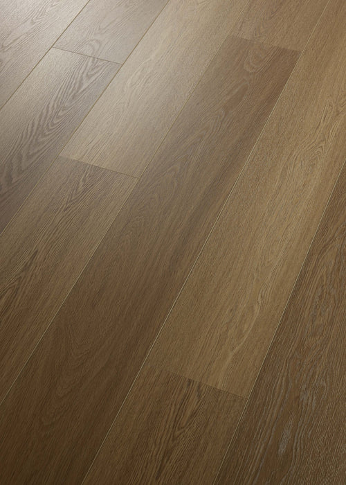 Coretec Authentics Breton plank flooring, angled close-up of the surface