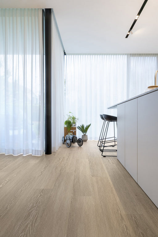 Coretec Authentics Edmonton plank flooring fitted in a room
