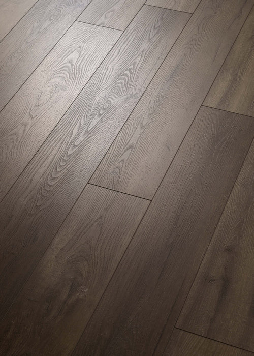 Coretec Authentics Nueltin plank flooring, angled close-up of the surface