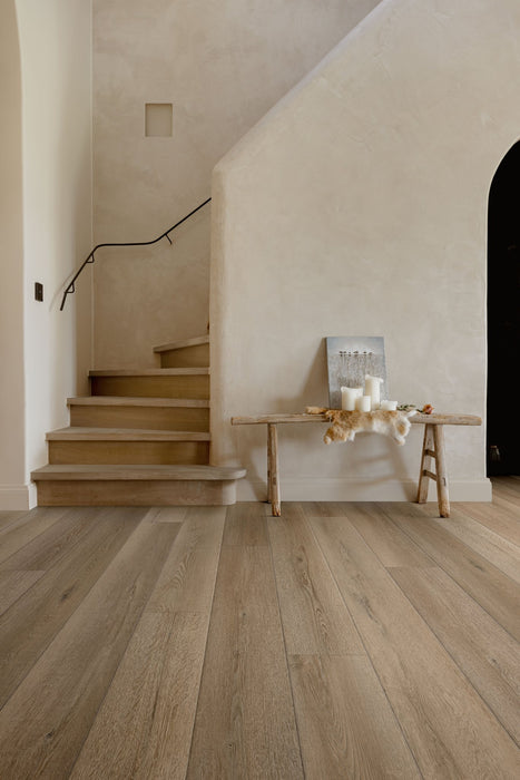 Coretec Authentics Lawrence plank flooring fitted in a room
