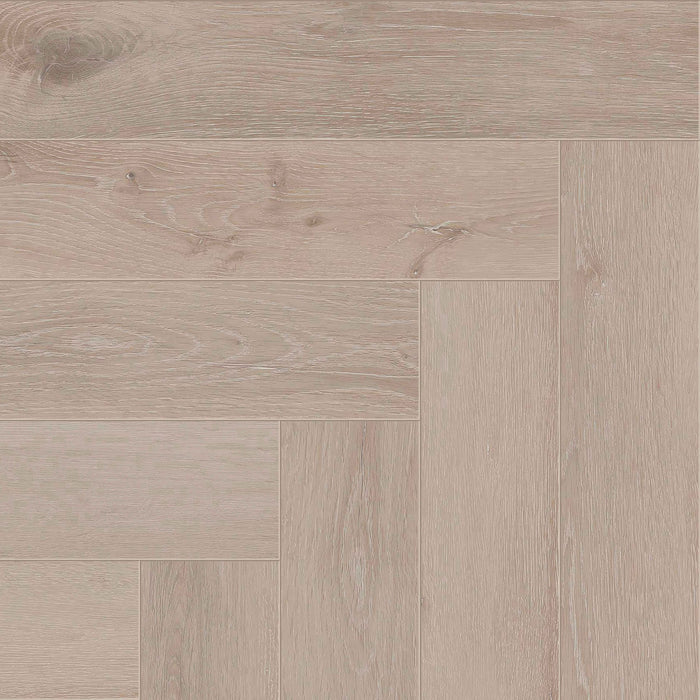 Coretec Authentics Alto herringbone flooring colour and grain swatch
