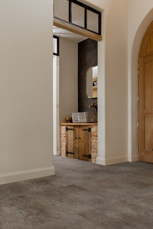 Coretec Authentics Clement tile flooring fitted in a room
