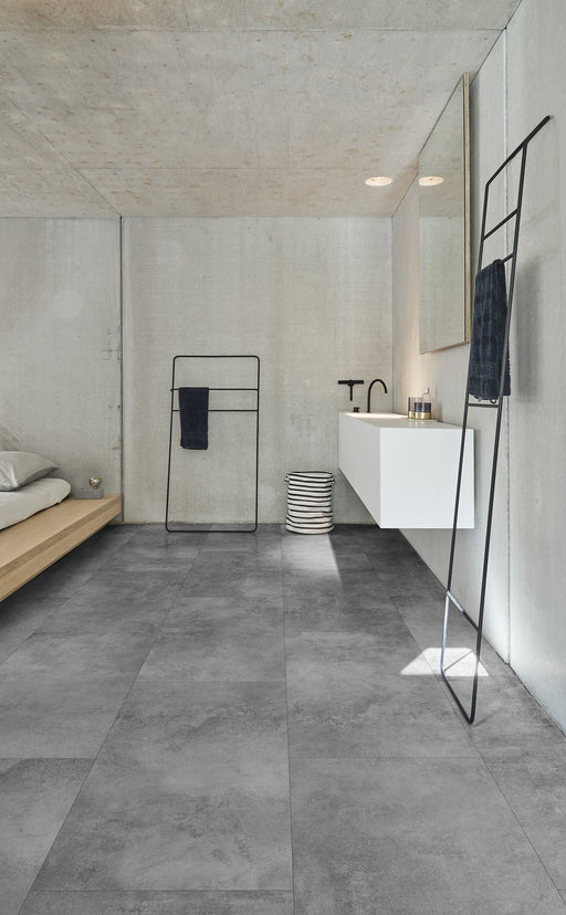 Coretec Authentics Cloud tile flooring fitted in a room