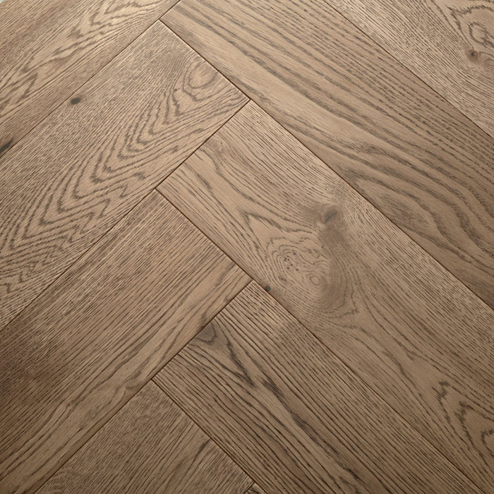 Woodpecker | Highclere Biscotti Oak Large Herringbone