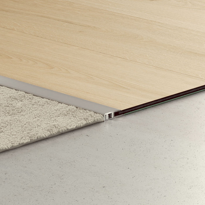 Vinyl Floor Aluminium End Profile 2m