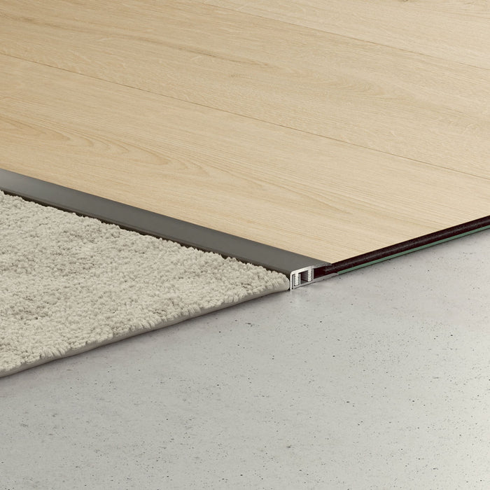 Vinyl Floor Aluminium End Profile 2m