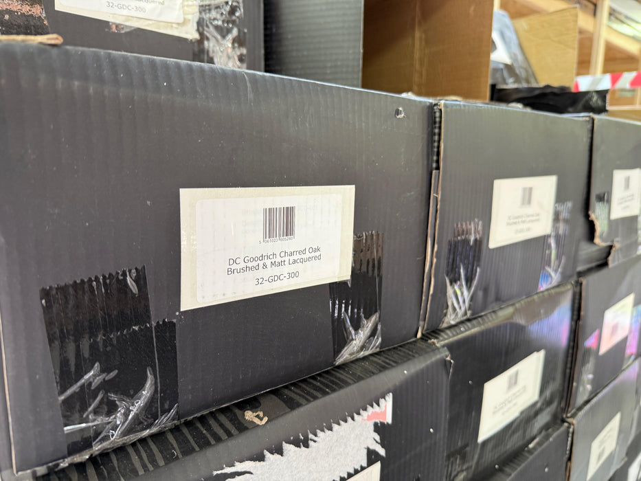 Woodpecker Goodrich Charred Oak Herringbone (Different Spec)