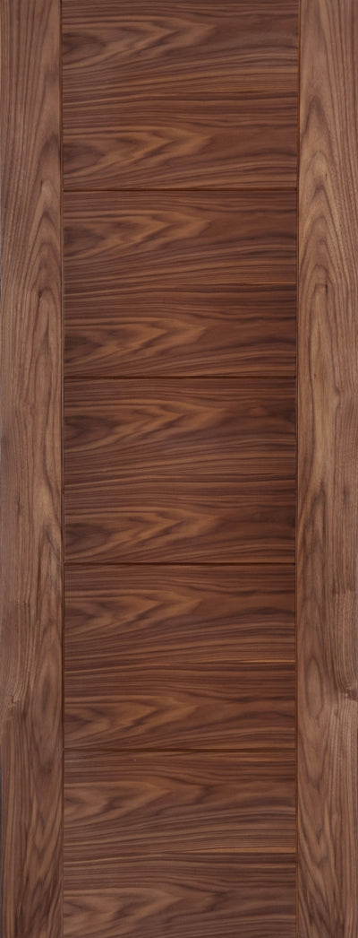 Mendes | ISEO Crown Cut Veneer V-Groove Internal Walnut Door