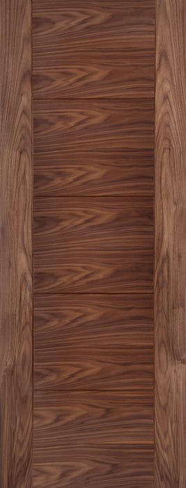 Mendes | ISEO Crown Cut Veneer V-Groove Internal Walnut Door