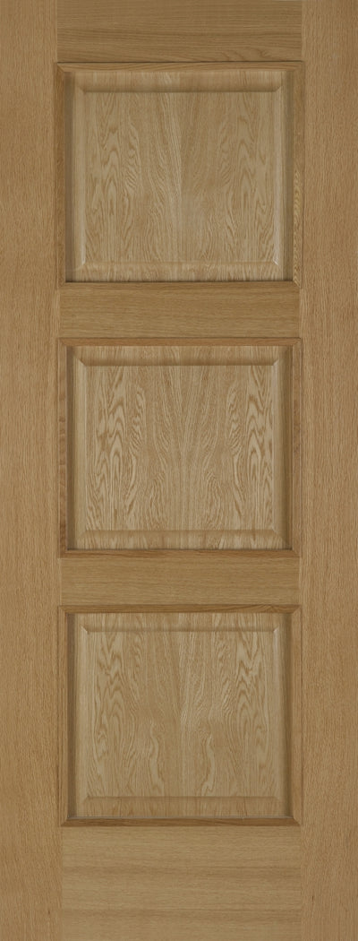 Mendes | Madrid 3 Panel Traditional Raised Moulded Internal Oak Door