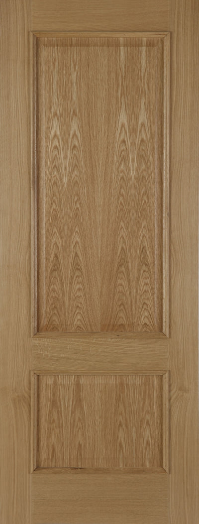 Mendes | Iris 2 Panel Traditional Raised Moulded Internal Oak Door