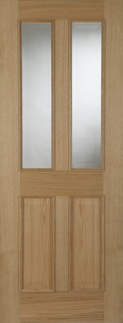 Mendes | Oxford 2 Light Glazed Traditional Raised Moulded Internal Oak Door