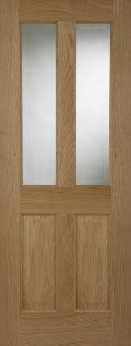 Mendes | Oxford 2 Light Glazed Recessed Internal Oak Door