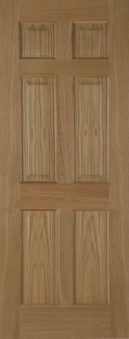 Mendes | 6 Panel Recessed Internal Oak Door