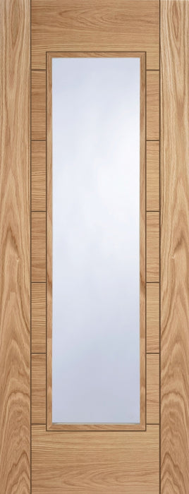 Mendes | Corsica 1 Light Glazed V-Groove Internal Oak Door