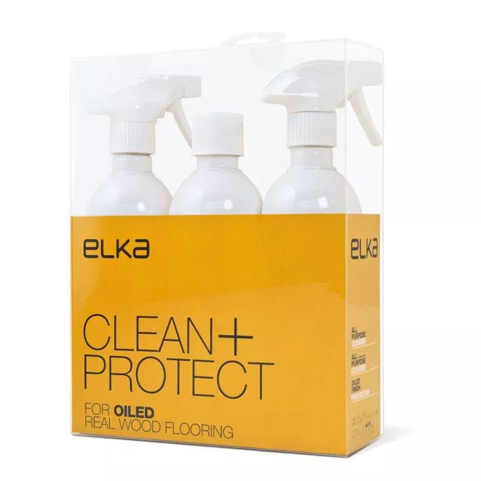 Elka | Clean + and Protect Kit for OILED Real Wood Flooring