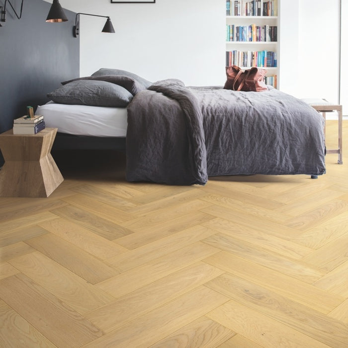 Quickstep | Disegno Pure Light Oak Herringbone