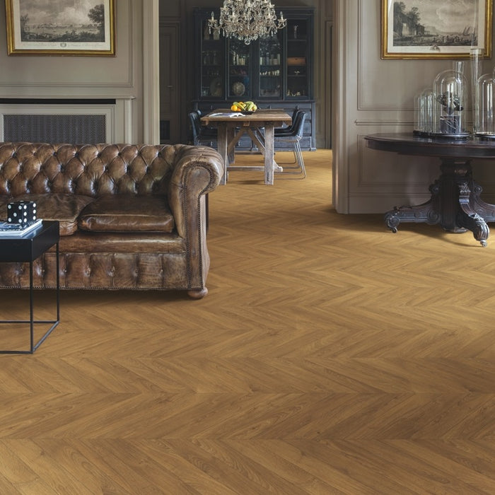 Quickstep | Impressive Patterns Chevron Oak Brown